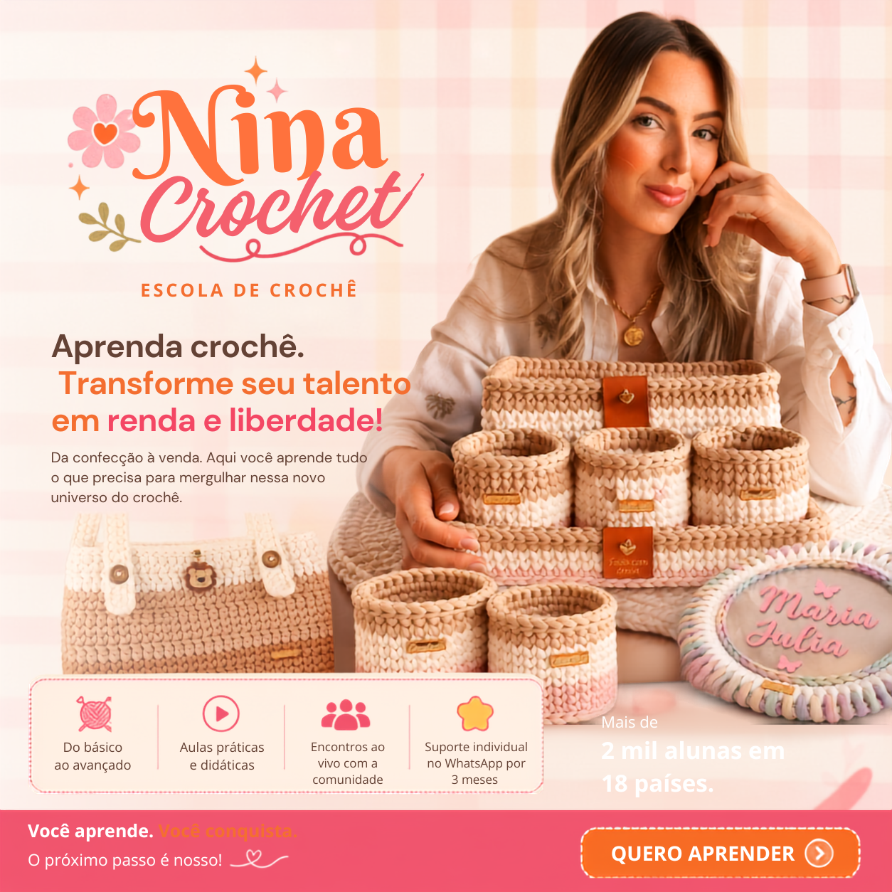 Escola MNC — Método Nina Crochet
